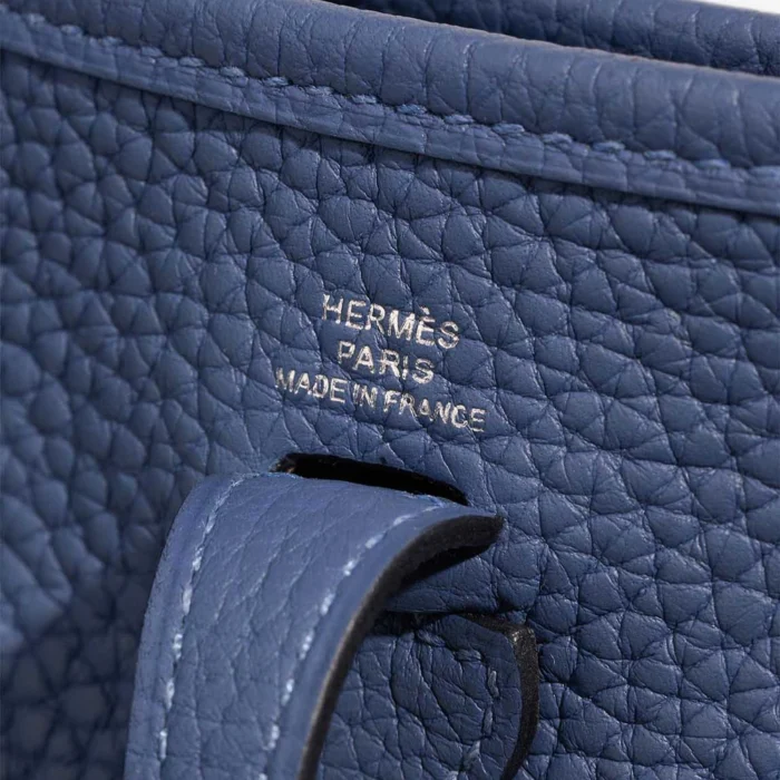 Best Replica Hermès Evelyne 16 Taurillon Clemence Bleu Brighton PHW - Replica Handbags - Image 2