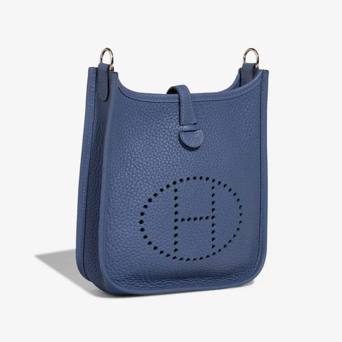 Best Replica Hermès Evelyne 16 Taurillon Clemence Bleu Brighton PHW - Replica Handbags - Image 5