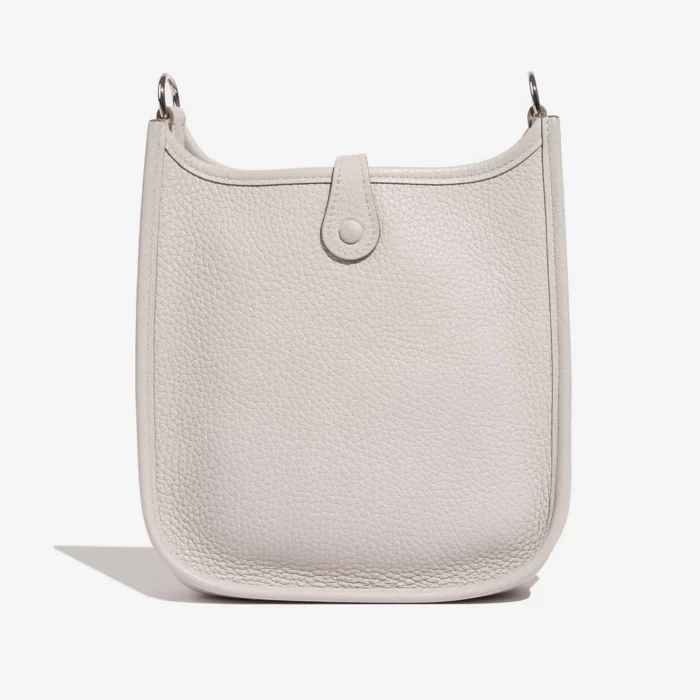 Best Replica Hermès Evelyne 16 Taurillon Clemence Gris Perle/Etain PHW - Replica Handbags - Image 3