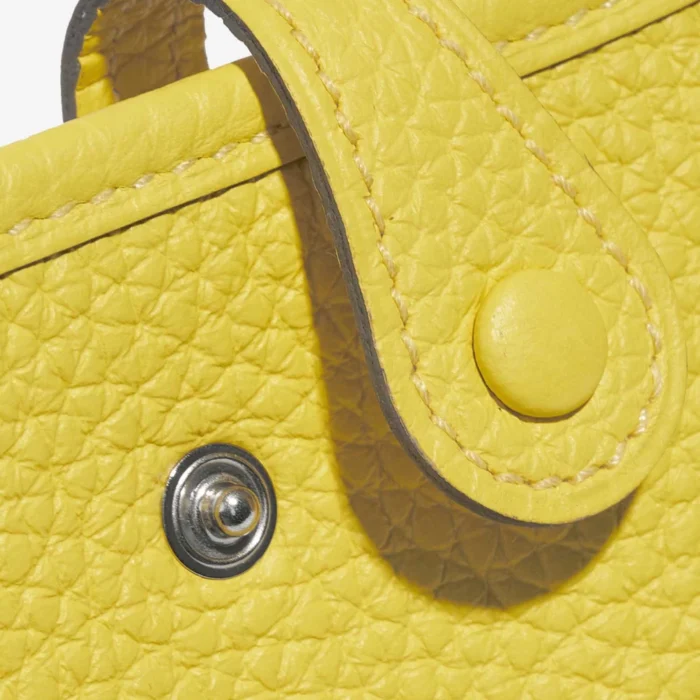 Best Replica Hermès Evelyne 16 Taurillon Clemence Lime GHW - Replica Handbags - Image 6