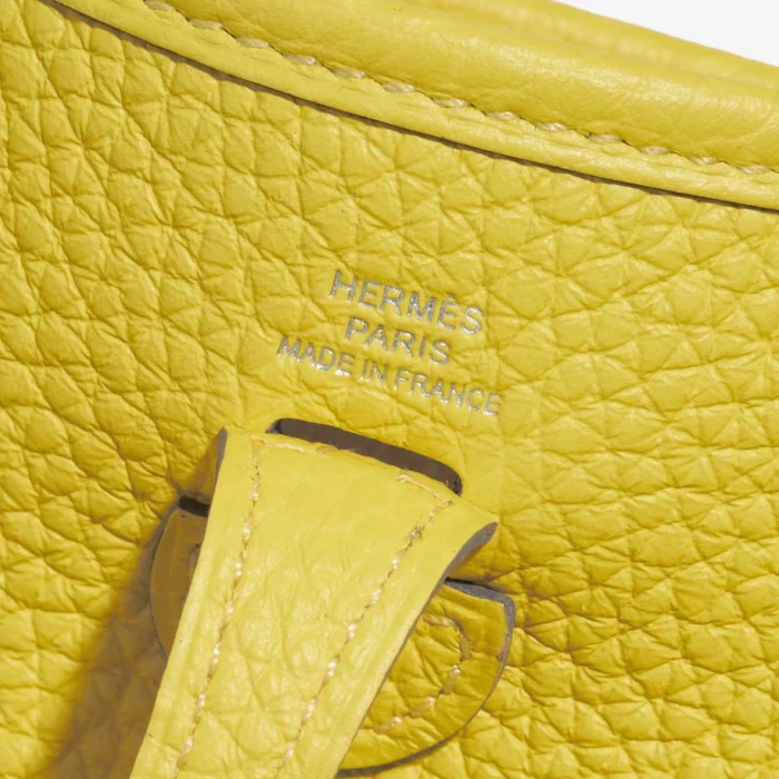 Best Replica Hermès Evelyne 16 Taurillon Clemence Lime GHW - Replica Handbags - Image 2