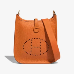 Best Replica Hermès Evelyne 16 Taurillon Clemence Orange GHW - Replica Handbags