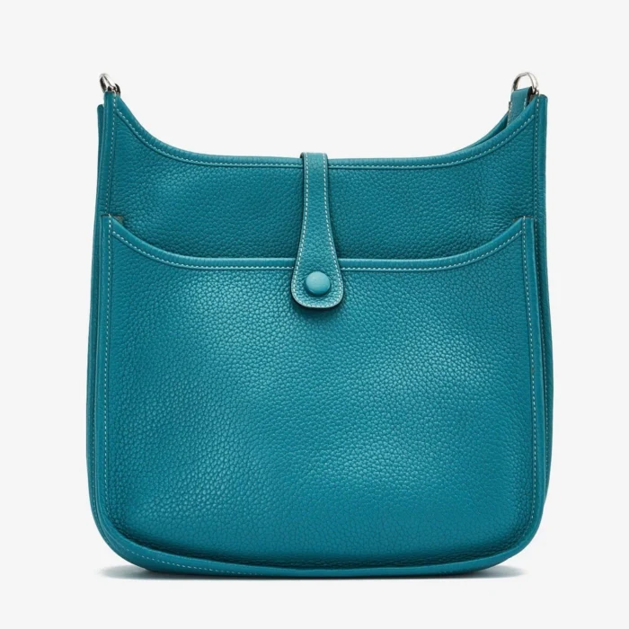 Best Replica Hermès Evelyne 29 Amazone Bleu Jean PHW - DLF - Image 2