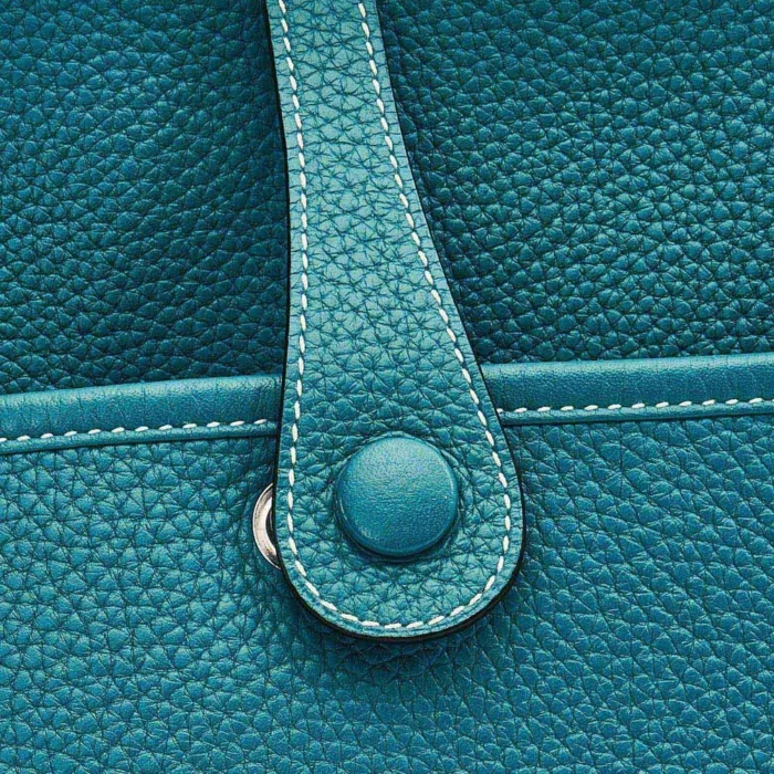 Best Replica Hermès Evelyne 29 Amazone Bleu Jean PHW - DLF - Image 5