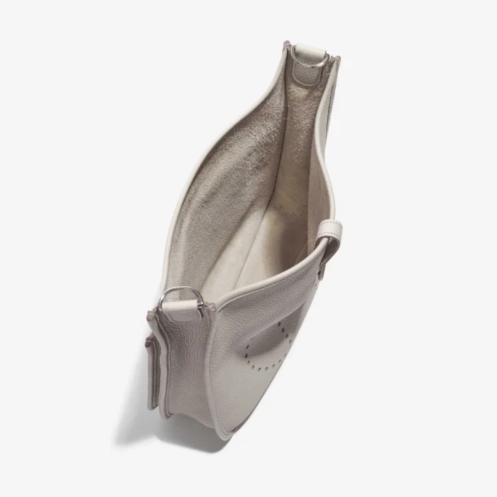 Best Replica Hermès Evelyne 29 Clemence Beton PHW - Replica Handbags - Image 5