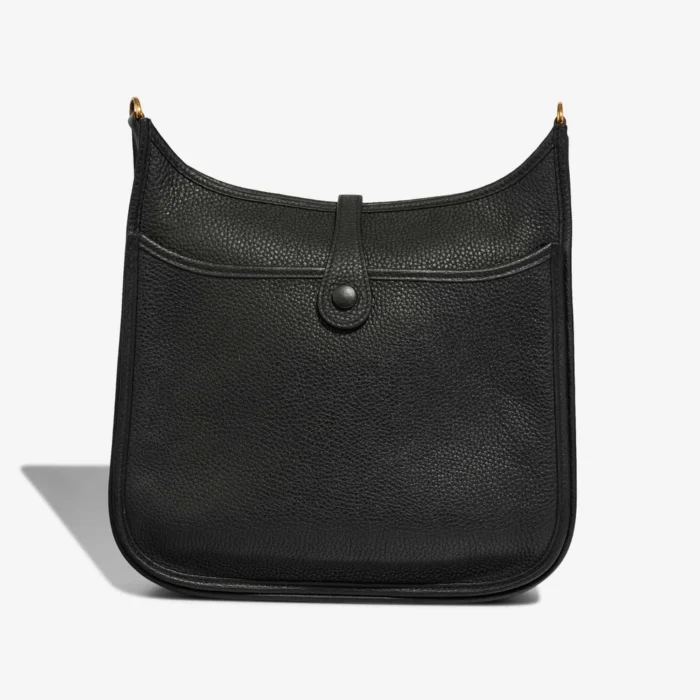 Best Replica Hermès Evelyne 29 Clemence Black GHW - Replica Handbags - Image 3