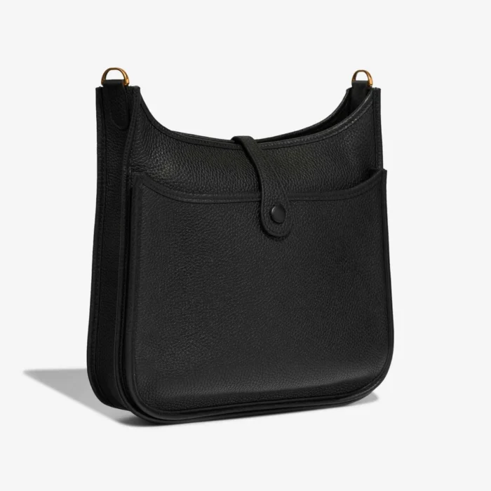 Best Replica Hermès Evelyne 29 Clemence Black GHW - Replica Handbags - Image 5