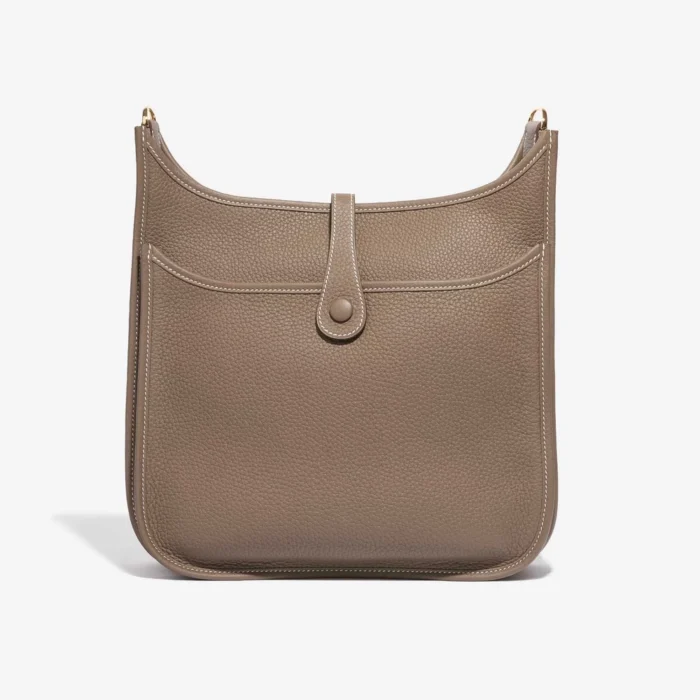 Best Replica Hermès Evelyne 29 Clemence Etoupe GHW - Replica Handbags - Image 2