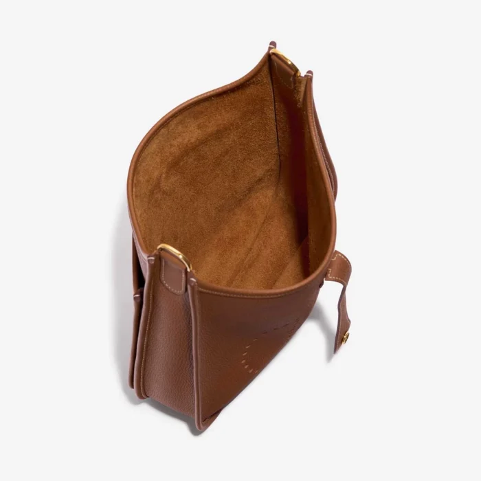 Best Replica Hermès Evelyne 29 Clemence Gold GHW - Replica Handbags - Image 5