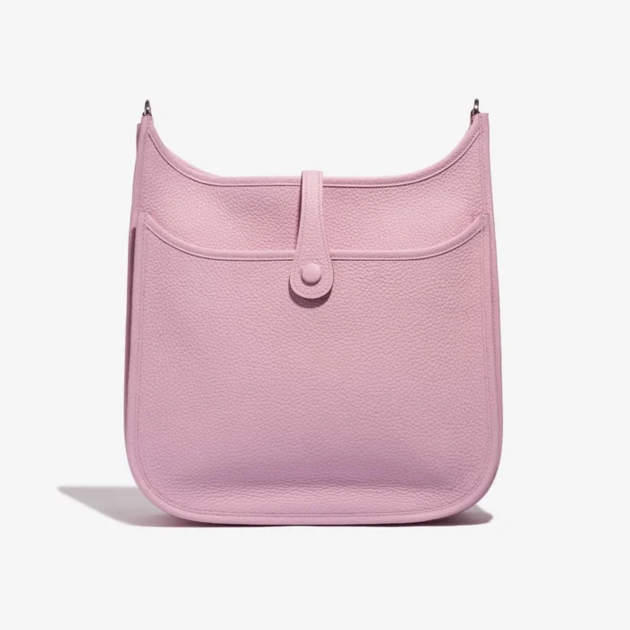Best Replica Hermès Evelyne 29 Clemence Mauve Sylvestre PHW - Replica Handbags - Image 2