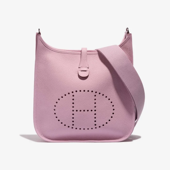 Best Replica Hermès Evelyne 29 Clemence Mauve PHW | Direct Luxury