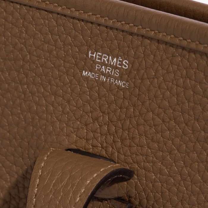 Best Replica Hermès Evelyne 29 Taurillon Clemence Alezan PHW - Replica Handbags - Image 2