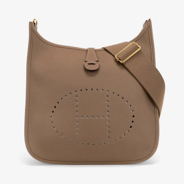 Best Replica Hermès Evelyne 29 Clemence Beige GHW | DLF