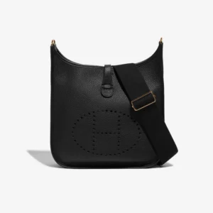 Best Replica Hermès Evelyne 29 Taurillon Clemence Black Handbags