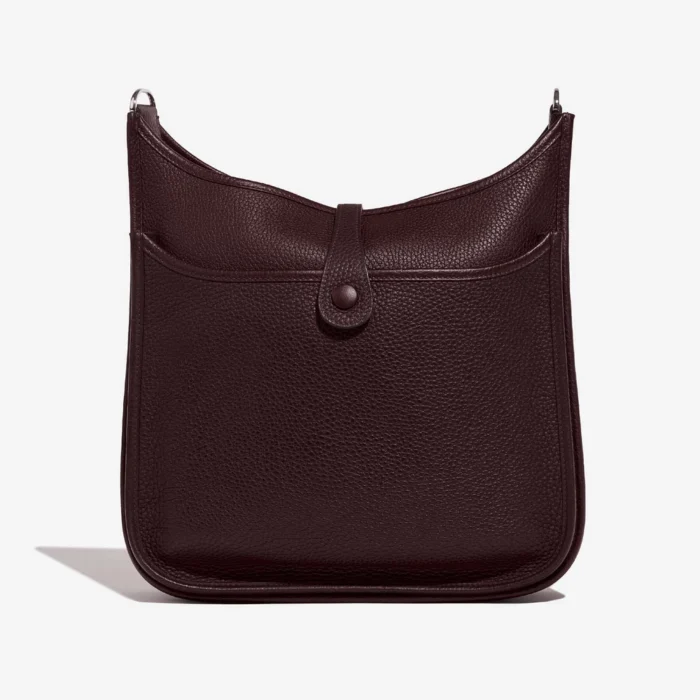 Best Replica Hermès Evelyne 29 Taurillon Clemence Havane PHW - Replica Handbags - Image 3