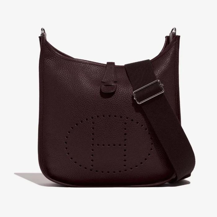 Best Replica Hermès Evelyne 29 Taurillon Clemence Havane PHW
