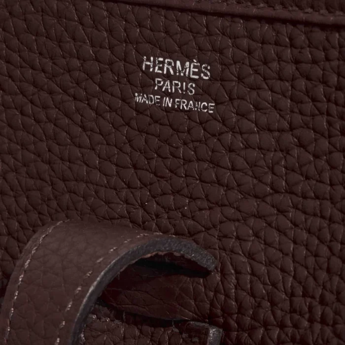 Best Replica Hermès Evelyne 29 Taurillon Clemence Havane PHW - Replica Handbags - Image 2