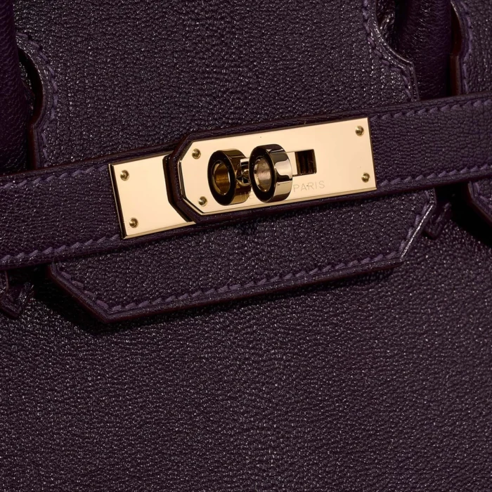 Best Replica Hermès HSS Birkin 30 Chevre Mysore Raisin/Rose Pourpre PBHW - Replica Handbags - Image 7