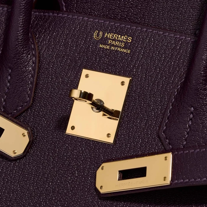 Best Replica Hermès HSS Birkin 30 Chevre Mysore Raisin/Rose Pourpre PBHW - Replica Handbags - Image 6