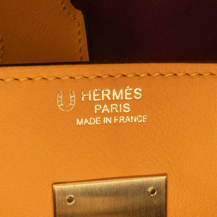 Best Replica Hermès HSS Birkin 30 Swift Rouge Vif/Jaune d’Or GHW - Replica Handbags - Image 5