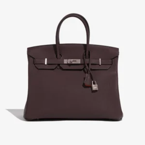 Best Replica Hermès HSS Birkin 35 Togo Chocolat/Orange Poppy