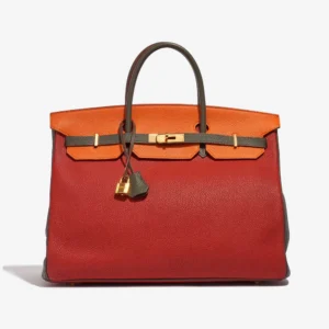 Best Replica Hermès HSS Birkin 40 Togo Orange/Olive/Vermillon