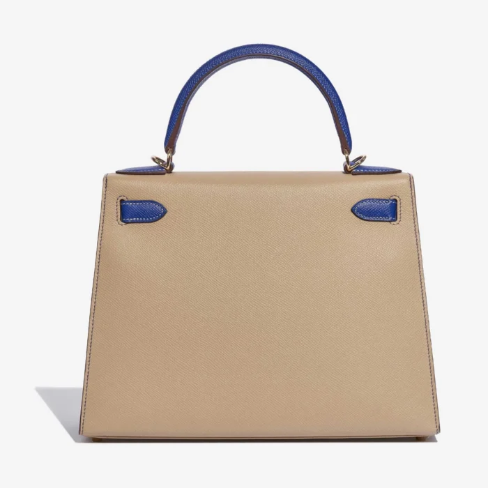 Best Replica Hermès HSS Kelly 28 Epsom Trench/Blue Electrique GHW - Replica Handbags - Image 2