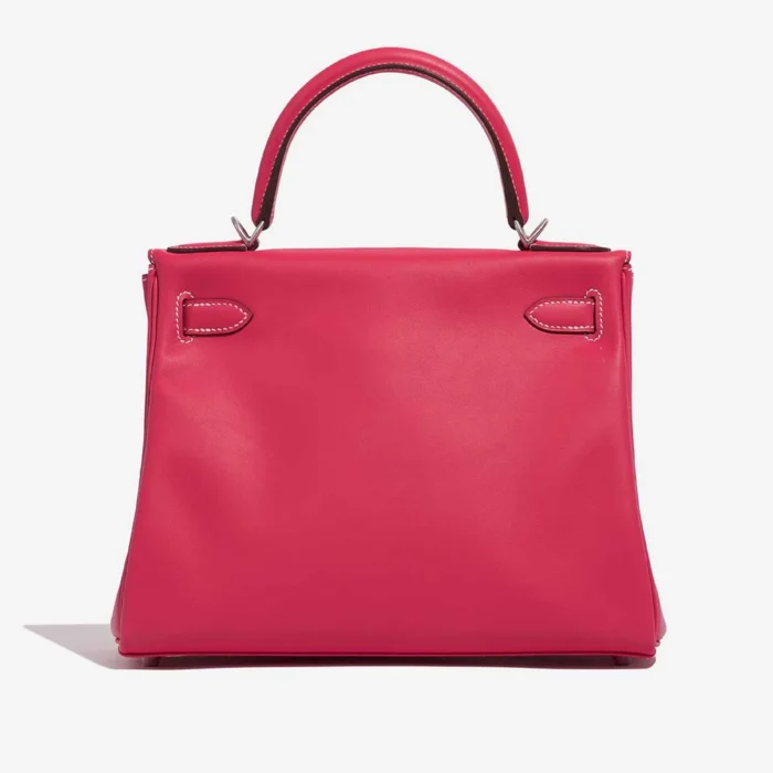Best Replica Hermès HSS Kelly 28 Swift Rose Extrême/Rose Sakura PHW - Replica Handbags - Image 2