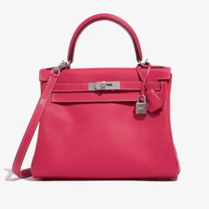 Best Replica Hermès HSS Kelly 28 Swift Rose Extrême/Rose Sakura PHW - Replica Handbags