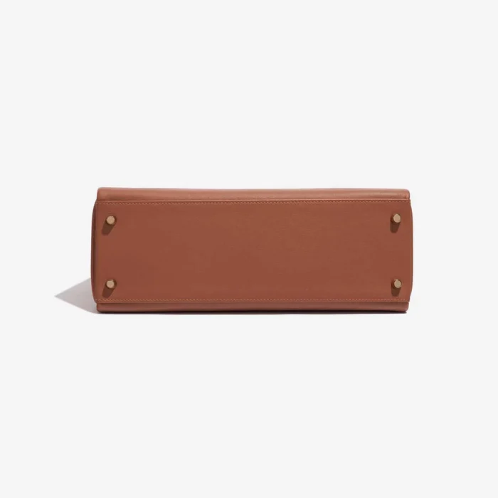 Best Replica Hermès HSS Kelly 32 Swift Gold/Apricot GHW - Replica Handbags - Image 3