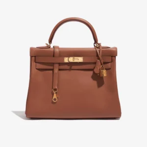 Best Replica Hermès HSS Kelly 32 Swift Gold/Apricot GHW