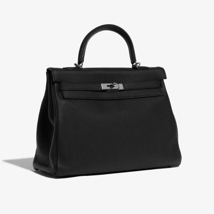 Best Replica Hermès HSS Kelly 35 Togo Black PHW - Replica Handbags - Image 4