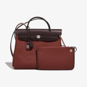 Best Replica Hermès Herbag 31 Toile/Vache Hunter Ebene RHW