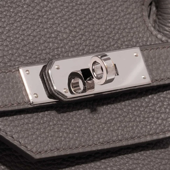 Best Replica Hermès Hermes Birkin 35 Togo Etain PHW - Replica Handbags - Image 7