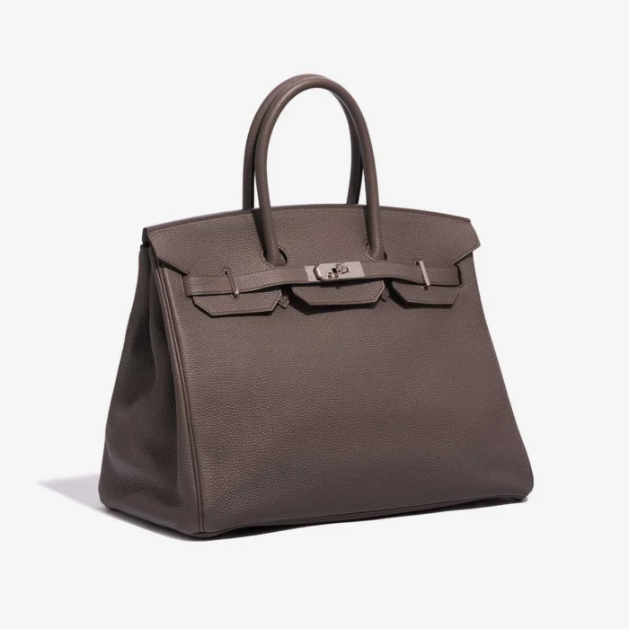 Best Replica Hermès Hermes Birkin 35 Togo Etain PHW - Replica Handbags - Image 4