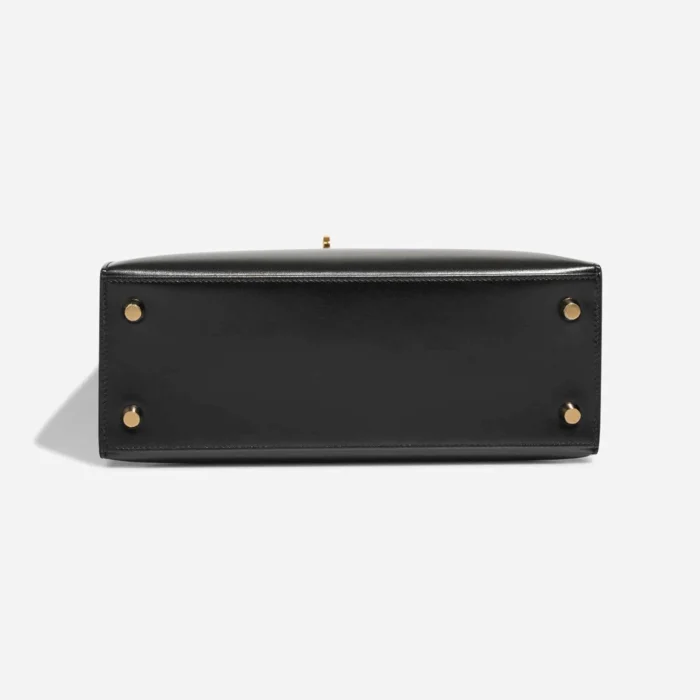 Best Replica Hermès Kelly 25 Box Black GHW - Replica Handbags - Image 3