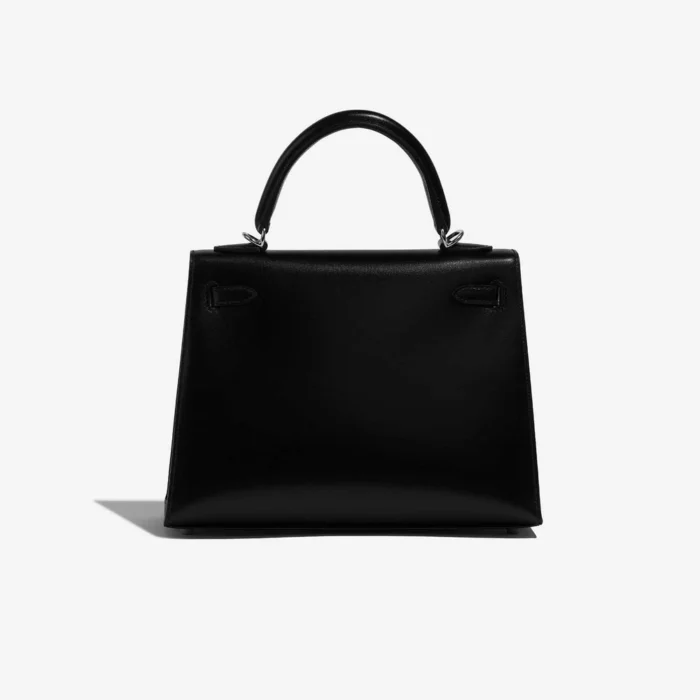 Best Replica Hermès Kelly 25 Box Black PHW - Replica Handbags - Image 2