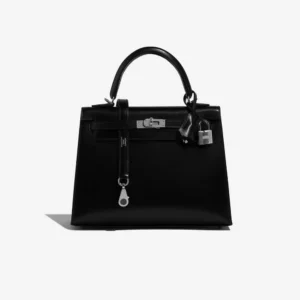 Best Replica Hermès Kelly 25 Box Black PHW | Direct Luxury