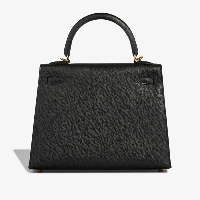 Best Replica Hermès Kelly 25 Epsom Black GHW - Replica Handbags - Image 2