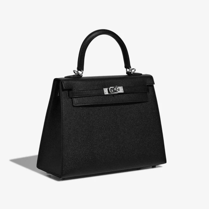 Best Replica Hermès Kelly 25 Epsom Black PHW - Replica Handbags - Image 4