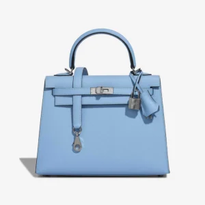 Best Replica Hermès Kelly 25 Epsom Bleu Celeste PHW - Replica Handbags