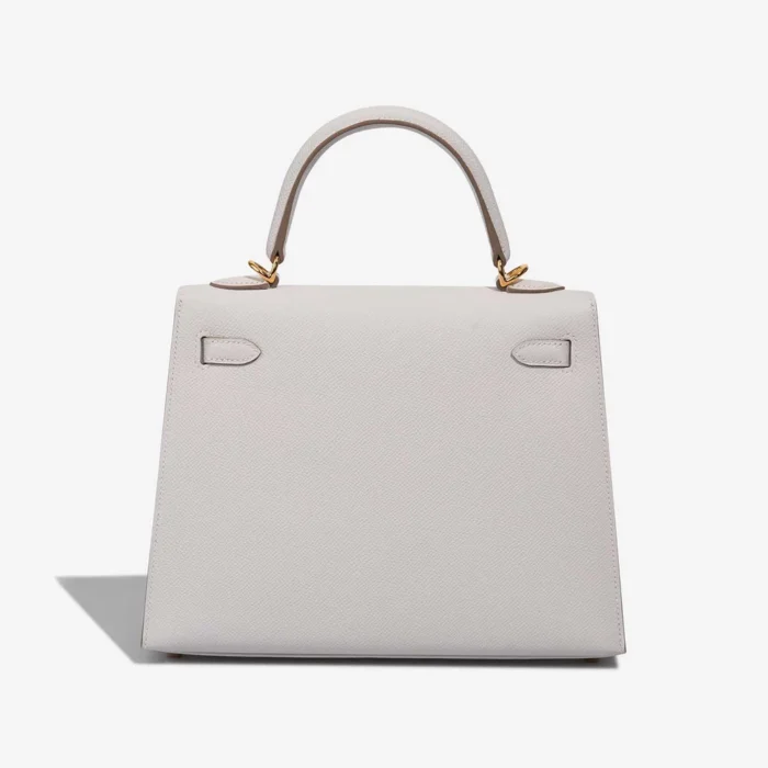 Best Replica Hermès Kelly 25 Epsom Gris Pale GHW - Replica Handbags - Image 2