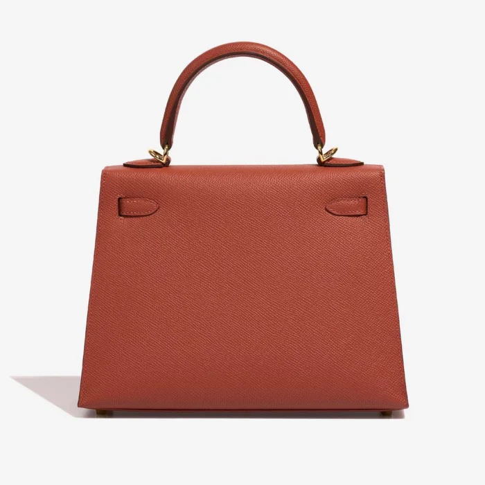 Best Replica Hermès Kelly 25 Epsom Rouge Venitien GHW - Replica Handbags - Image 2