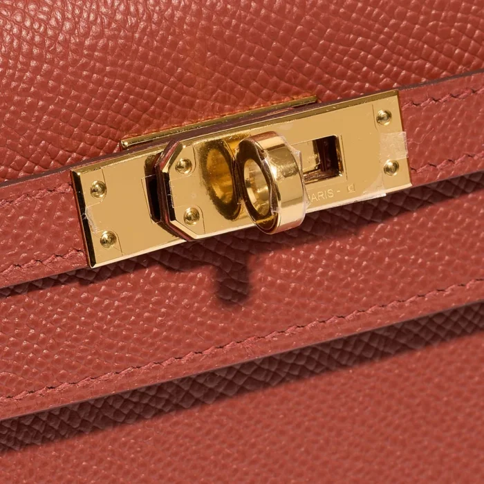 Best Replica Hermès Kelly 25 Epsom Rouge Venitien GHW - Replica Handbags - Image 6