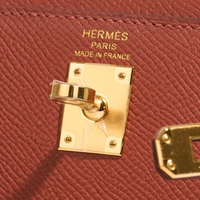 Best Replica Hermès Kelly 25 Epsom Rouge Venitien GHW - Replica Handbags - Image 5