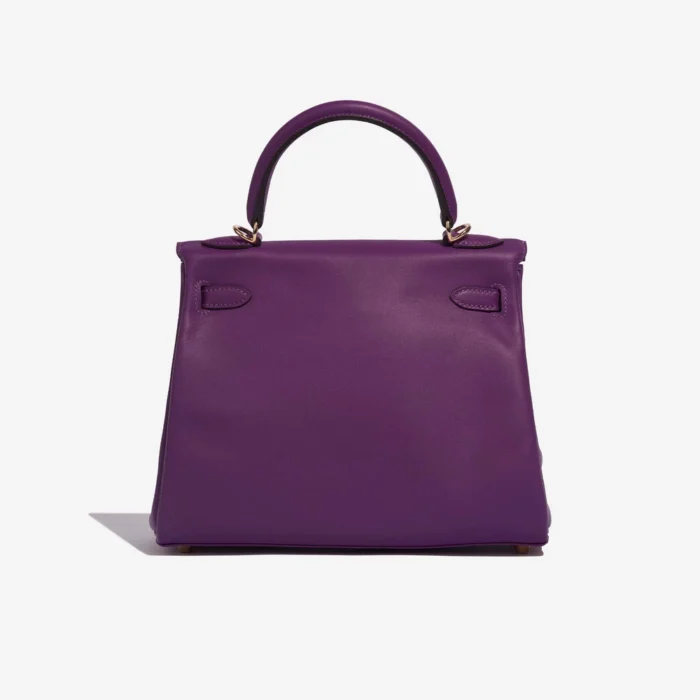 Best Replica Hermès Kelly 25 Swift Anemone GHW - Replica Handbags - Image 2