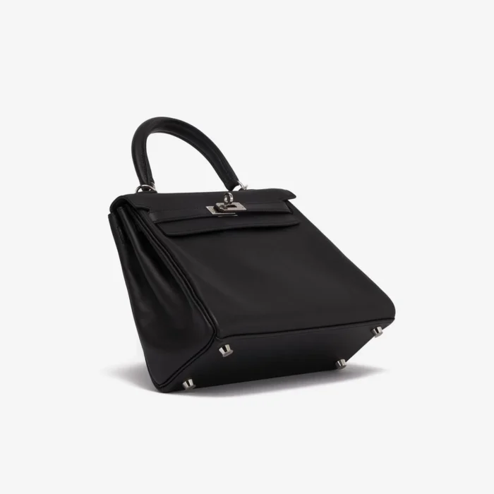 Best Replica Hermès Kelly 25 Swift Black PHW - DLF - Image 3