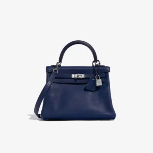Best Replica Hermès Kelly 25 Swift Blue Saphir PHW