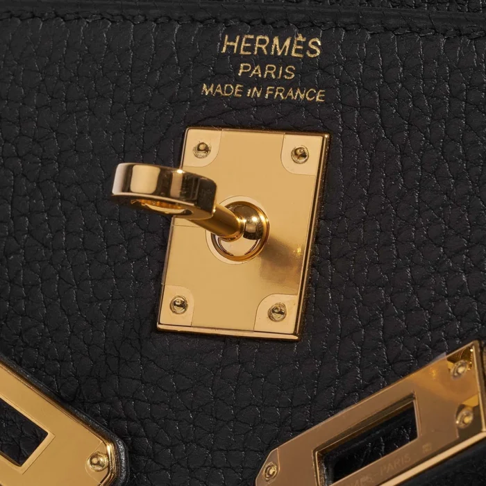 Best Replica Hermès Kelly 25 Togo Black GHW - Replica Handbags - Image 5