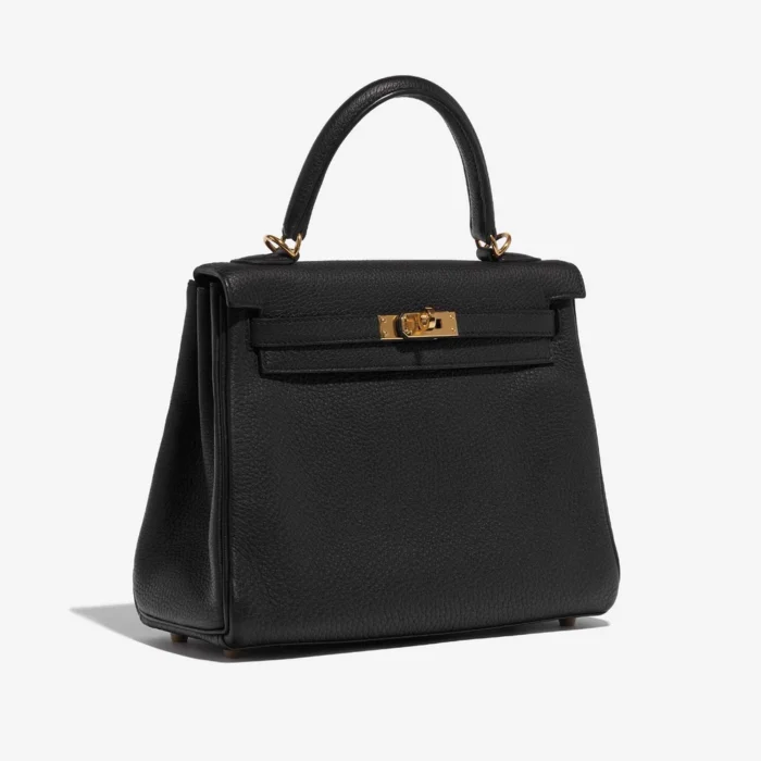Best Replica Hermès Kelly 25 Togo Black GHW - Replica Handbags - Image 4